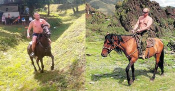 Mikhail Krasnov y Vladimir Putin