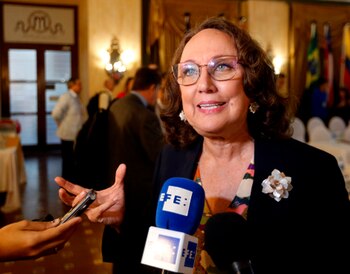 La secretaria general iberoamericana, Rebeca