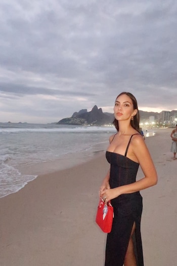 Natalie Vértiz en Brasil. Instagram