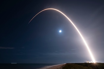 Imagen del lanzamiento del cohete