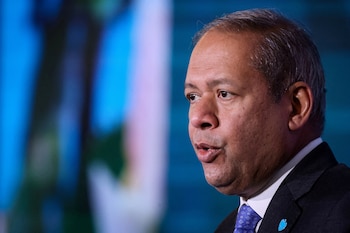El director ejecutivo de Barclays, C. S. Venkatakrishnan. REUTERS/Brendan McDermid