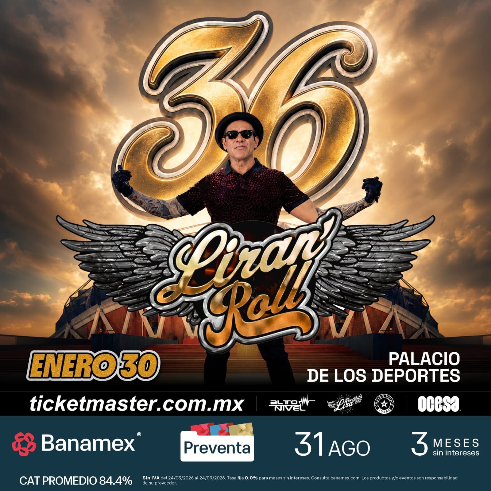 El grupo Lira N' Roll anuncia una presentación para celebrar su aniversario número 36 en el Palacio de los Deportes el 30 de enero. (Liran'Roll Instagram)