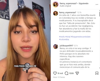 Fanny Esperanza compartió el video