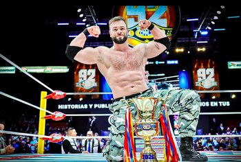 El luchador de 34 años retomará su camino dentro de la Guardia Nacional, aunque aseguró que todavía no ha terminado su historia en el pancracio. (Foto: CMLL)