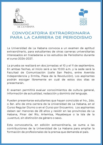 La prueba para ingresar a Periodismo evaluará cultura general, actualidad, redacción y dominio del lenguaje. (Cortesía: Facultad de Comunicación)