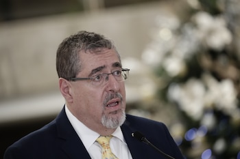 El presidente de Guatemala, Bernardo