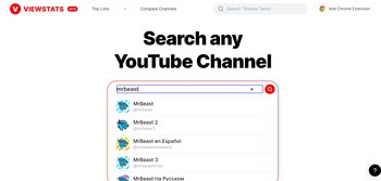 ViewStats es un página creada