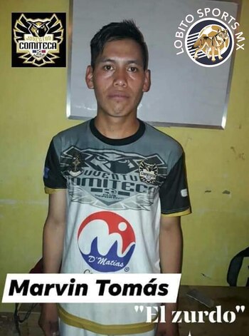 Marvin Tomás, posible víctima en