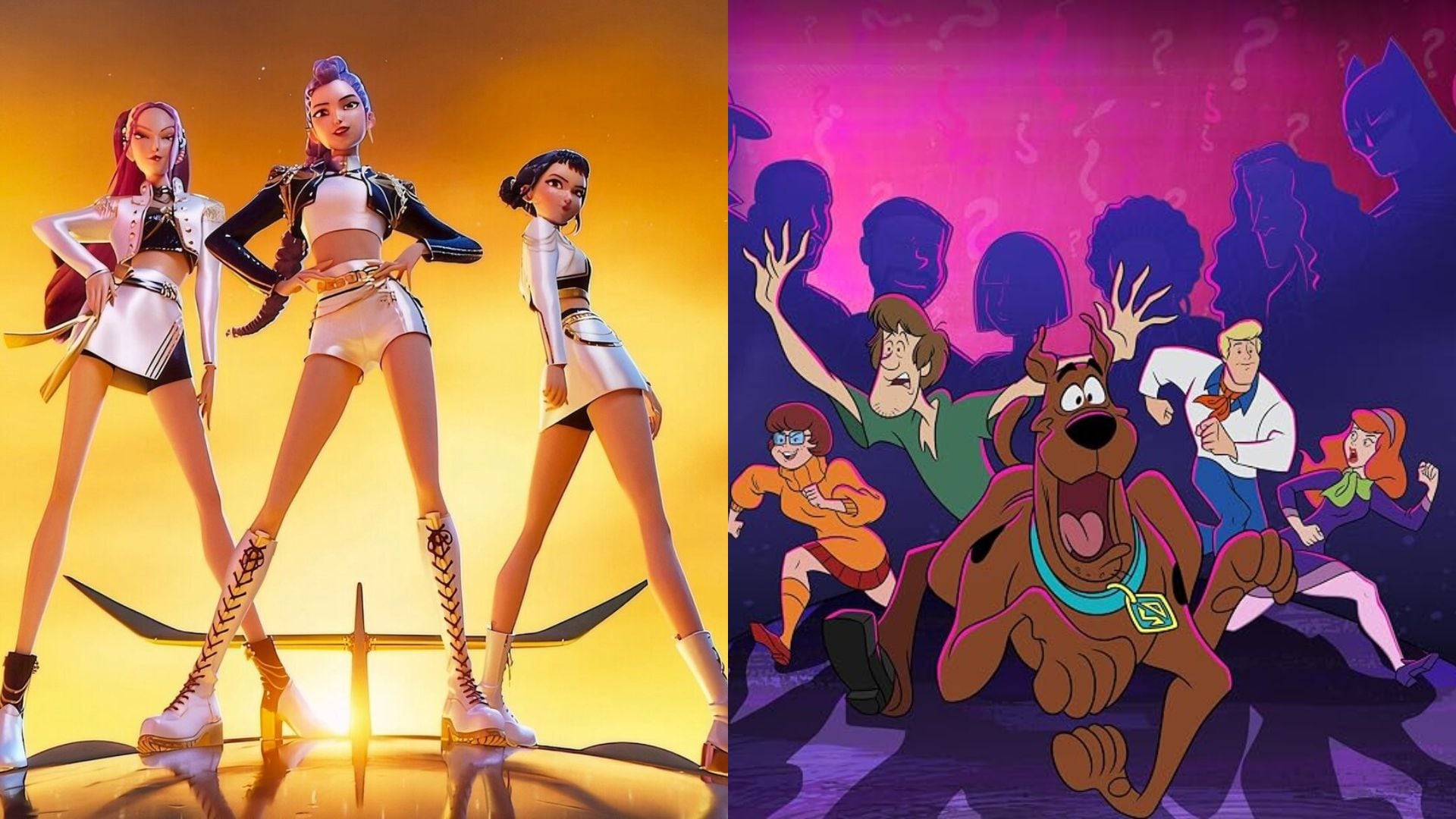 Las dos animaciones son muy populares por su trama de misterio y banda sonora. (Fotocomposición Infobae)