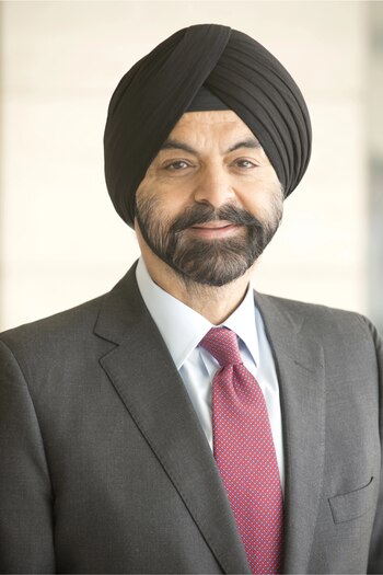 Ajay Banga es un empresario indoestadounidense que actualmente se desempeña como presidente del Grupo Banco Mundial.