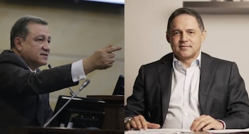 Ernesto Macías no vio con buenos ojos los votos del petrismo en la elección de Honorio Herríquez en la presidencia del Senado - crédito Colprensa