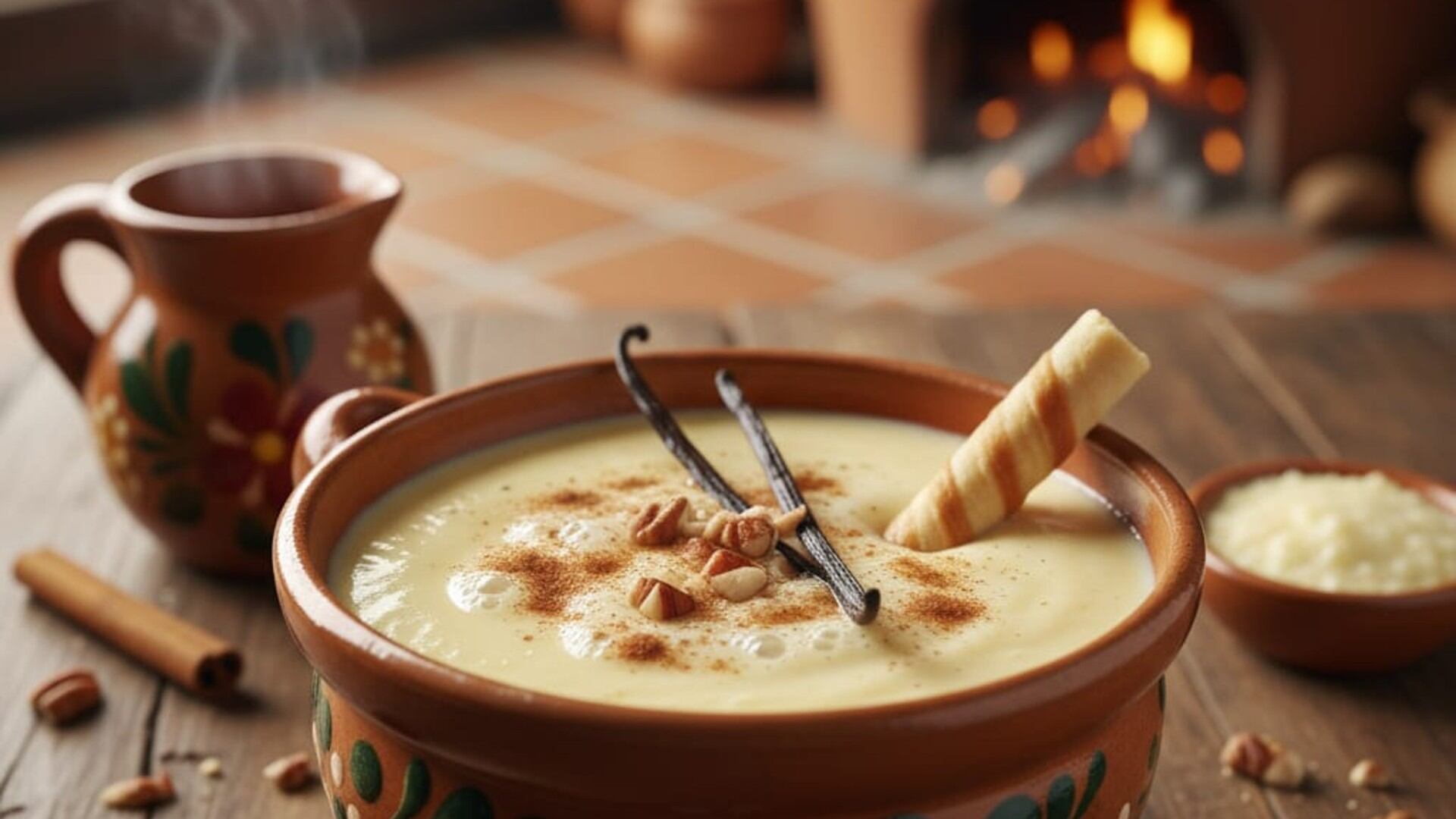 Atole de rompope. Foto: (Gemini IA)