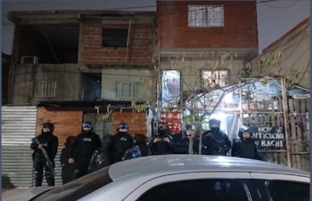 El domicilio de la villa Rodrigo Bueno donde se encontró la cocina