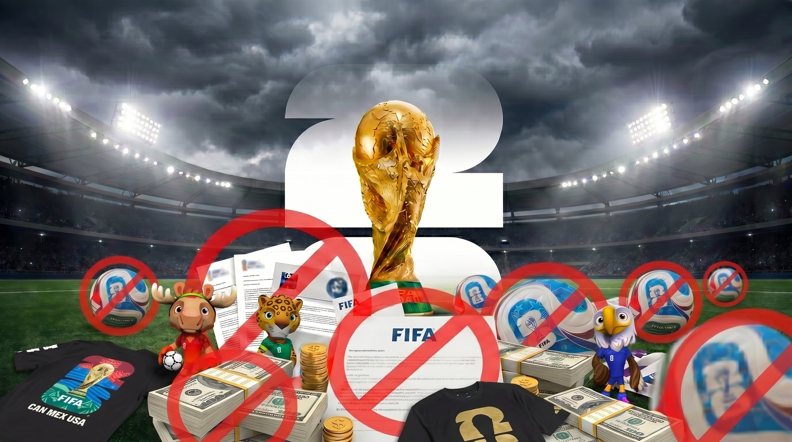 La llegada del evento deportivo internacional exigirá a las empresas mexicanas cumplir con estrictas disposiciones legales que regulan el uso de marcas e imágenes vinculadas a la Copa Mundial de la FIFA 2026. (Imagen Ilustrativa Infobae)