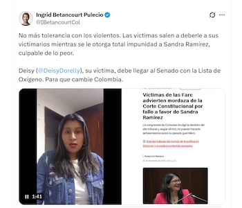 Ingrid Betancourt, líder de Verde