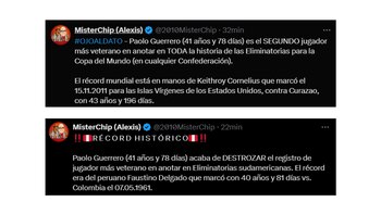 Los récords de Paolo Guerrero