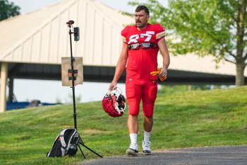 Kelce mantiene una actitud positiva