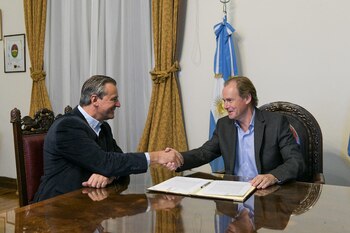 El gobernador Gustavo Bordet eligió