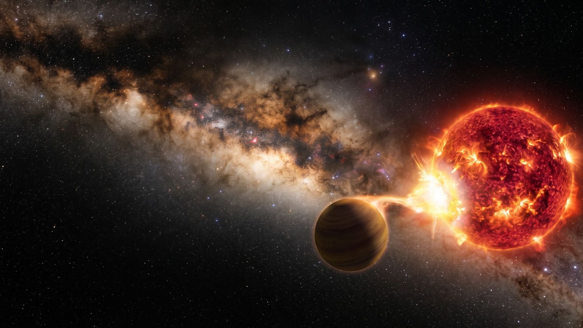 El sistema binario ZTF J0440+2325 se encuentra a 300 años luz de la Tierra en la Vía Láctea (Imagen Ilustrativa Infobae)