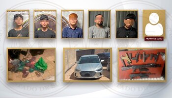 El menor llevaba un arma