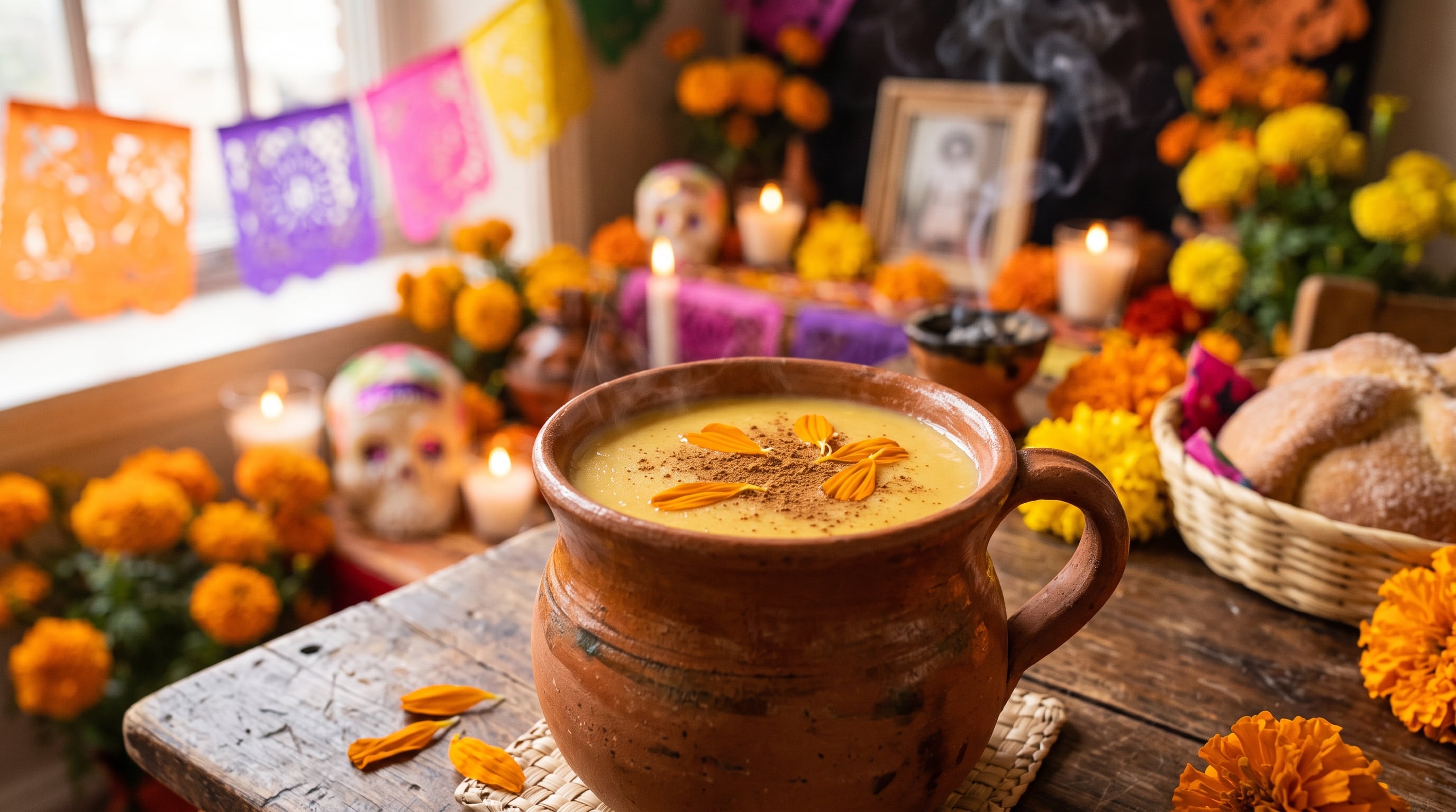 El atole es una de las bebidas calientes más representativas de la cocina mexicana. (Imagen Ilustrativa Infobae)