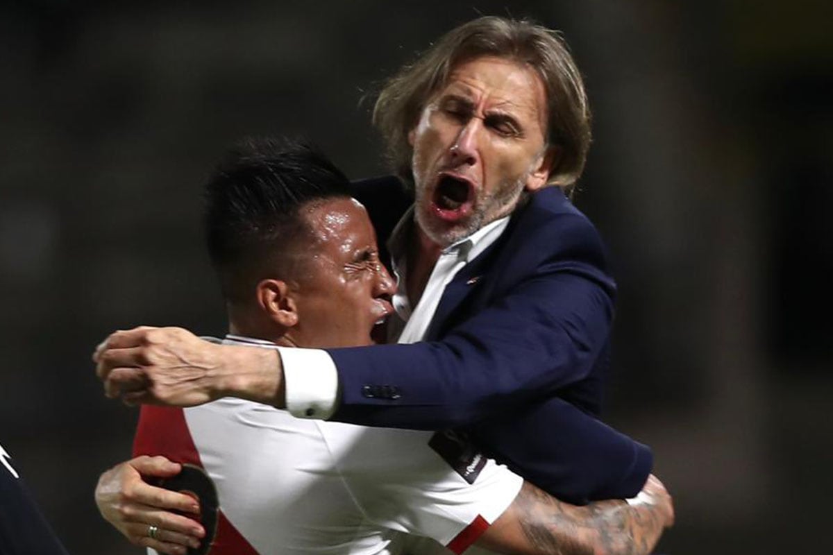 Ricardo Gareca potenció la carrera de Christian Cueva en la selección peruana. - créditos: Agencias