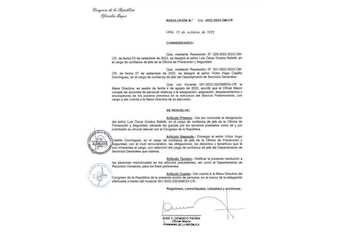 Resolución que da por concluida