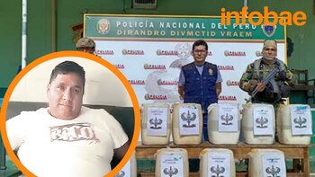 Efectivos de la Policía Nacional y la Fiscalía de la Nación quedan implicados en esquema criminal de negociado para liberar a narcotraficantes al mando de capo 'El Padrino'. Composición Infobae.