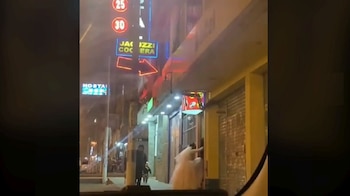 La curiosa imagen fue captada