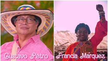 Petro y Francia Márquez al