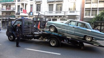Otro de los autos secuestrados