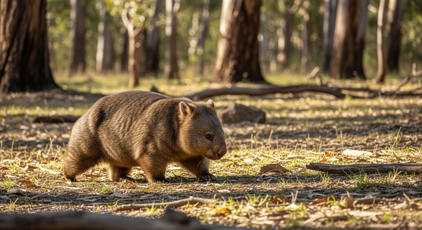 La ciencia explica que los wombats producen heces cuadradas para facilitar la comunicación olfativa entre individuos de la especie - (Imagen Ilustrativa Infobae)