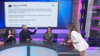 Andrea Legarreta descartó tener algún