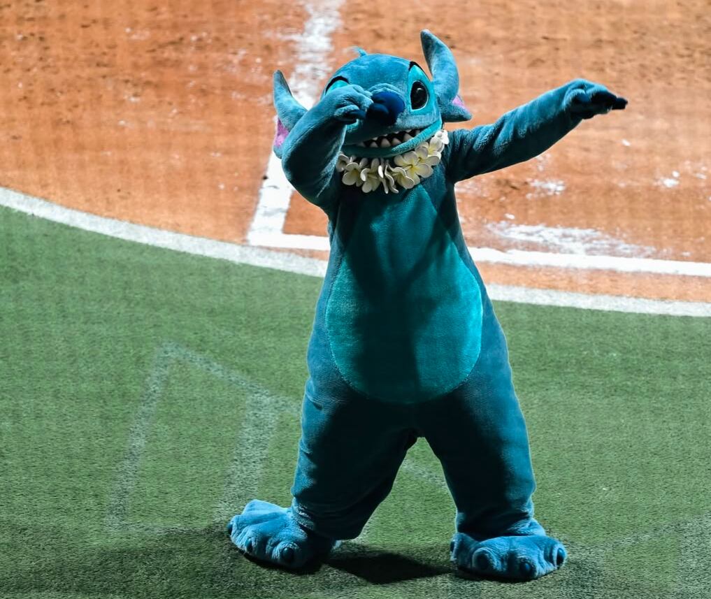 Este domingo 8 de febrero será el último día de Stitch en el Estadio Alfredo Harp Helú (Instagram: @diablosrojosfem)