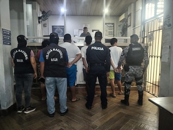 En Chiriquí, la Operación Nómada permitió la captura de 13 personas vinculadas a la comercialización de sustancias ilícitas. Tomada de la PN