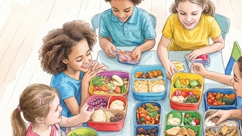 7 estrategias para que los niños coman verduras sin pelear en la mesa