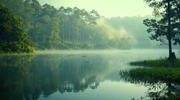 El color del agua depende