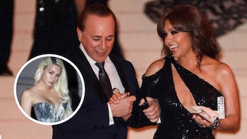 Thalía y Tommy Mottola se