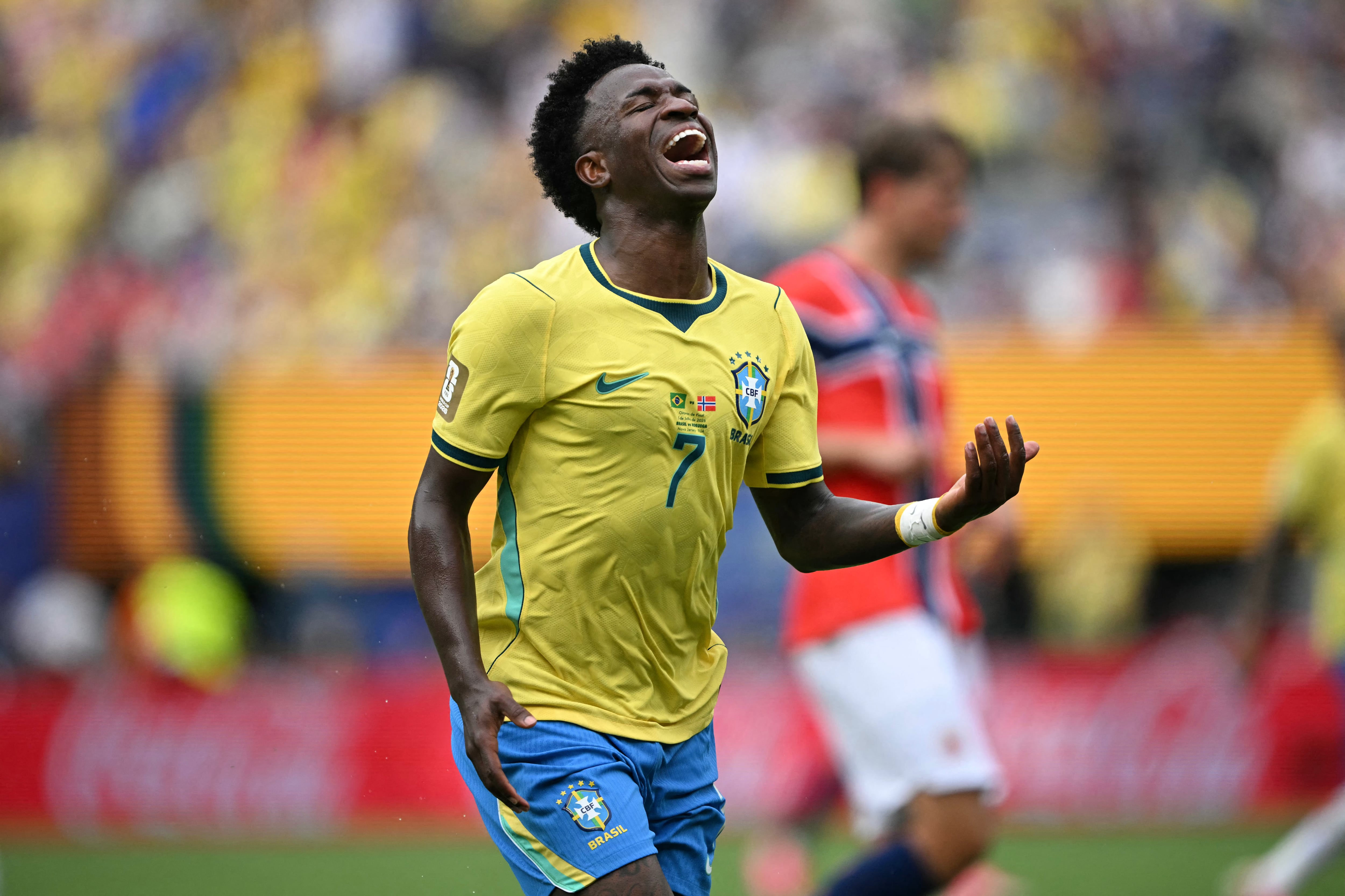 Revelaron que Vinícius Jr se habría hecho una operación (Photo by MAURO PIMENTEL / AFP)