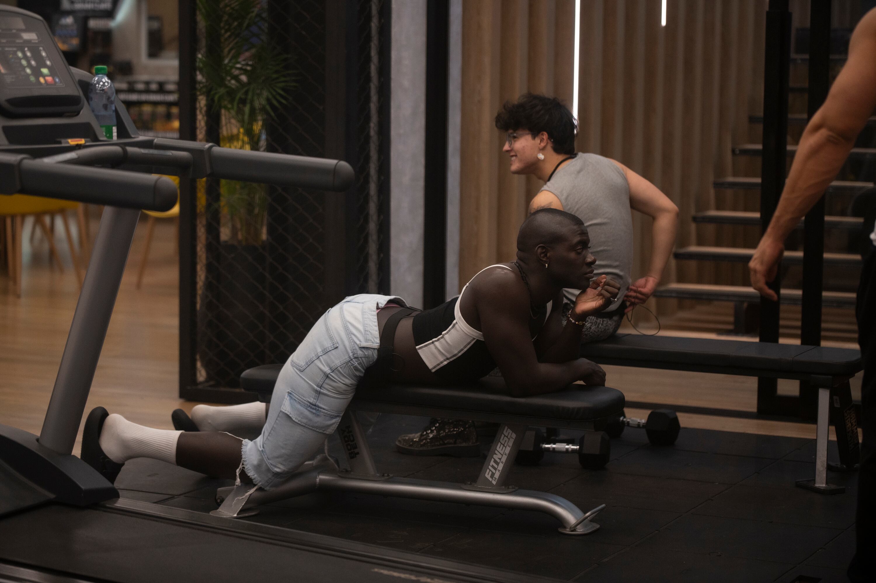 El joven cantante arremetió contra su compañera por la competencia en la prueba de liderazgo - crédito Cortesía Canal RCN