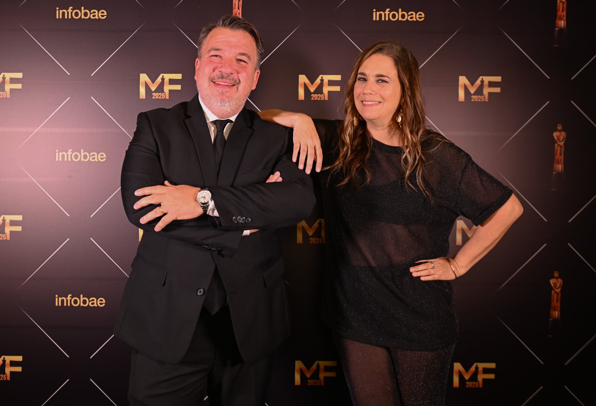 Gastón Recondo y Cecilia Ruffa, integrantes de Dsports Radio