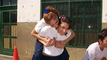 Gisela y Katherine, su hermana,