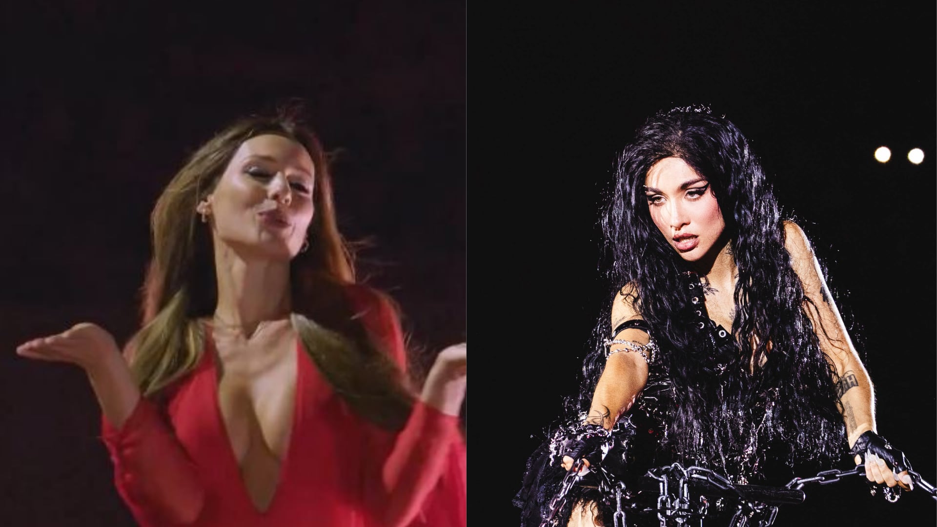 La sorprendente actuación de Pampita en el show de María Becerra