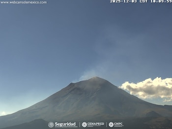 Volcán Popocatépetl registra sismo este