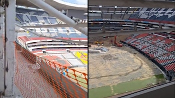 Así luce el Estadio Azteca