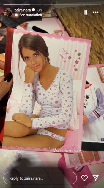 La modelo también mostró cómo