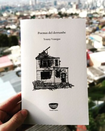 El libro "Poemas del derrumbe",