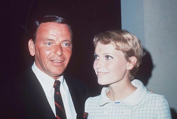 Frank Sinatra y Mia Farrow