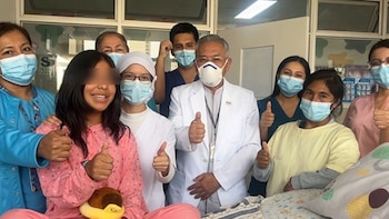 La menor evolucionó favorablemente, retomará sus estudios en Cusco y continuará sus controles médicos con personal de salud de su región - Créditos: INSN Breña.