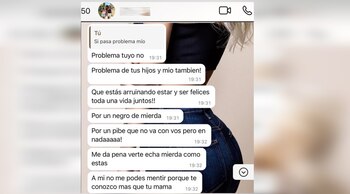 Los fuertes chats entre Mauro